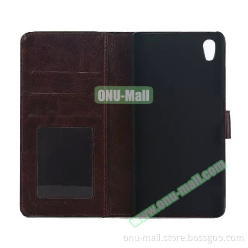 OEM Service Wallet Style Leather Case for Sony Xperia Z5 Flip Cover
